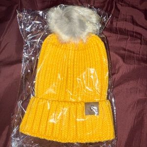 Yellow beanie